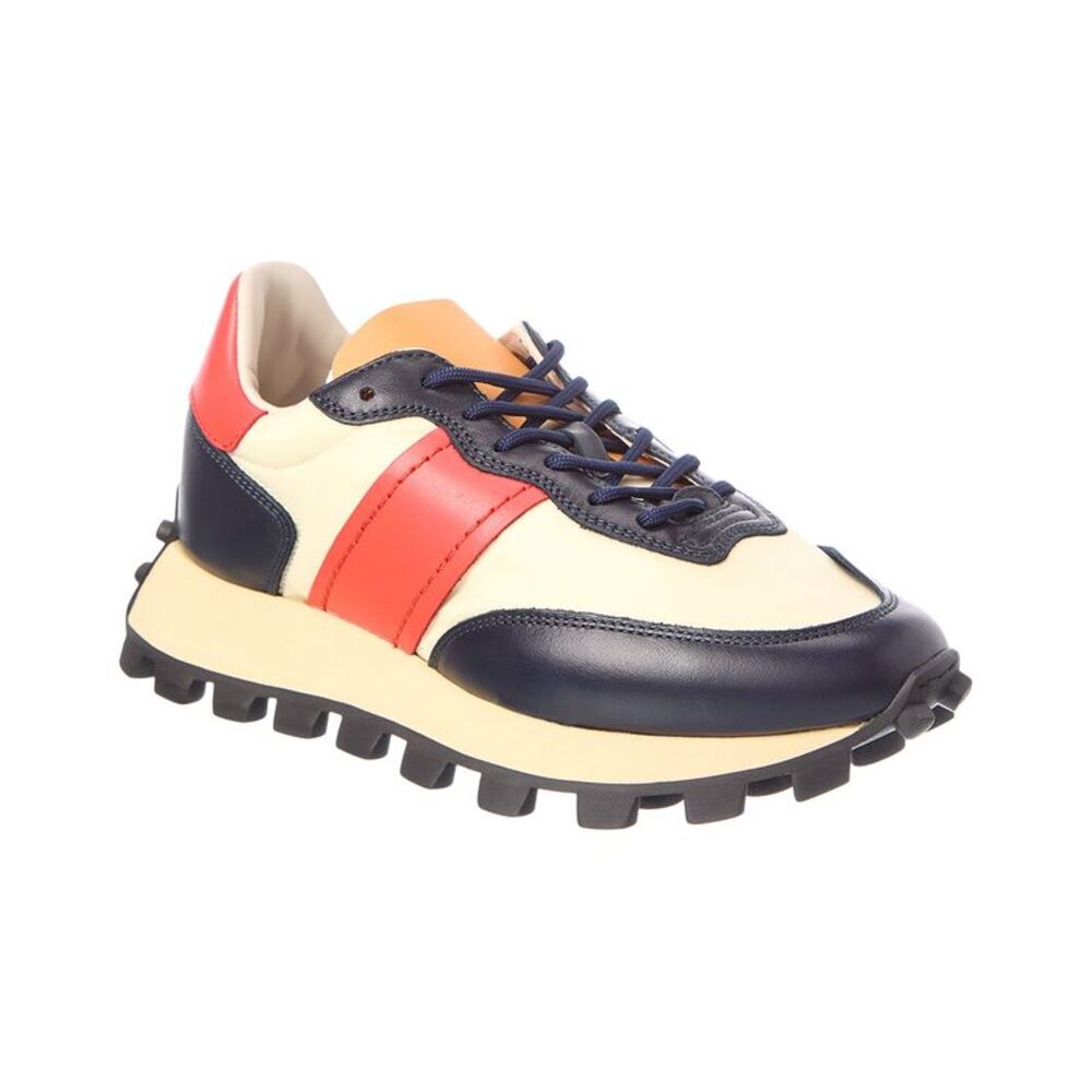Tod’S Canvas & Leather Sneaker, Black